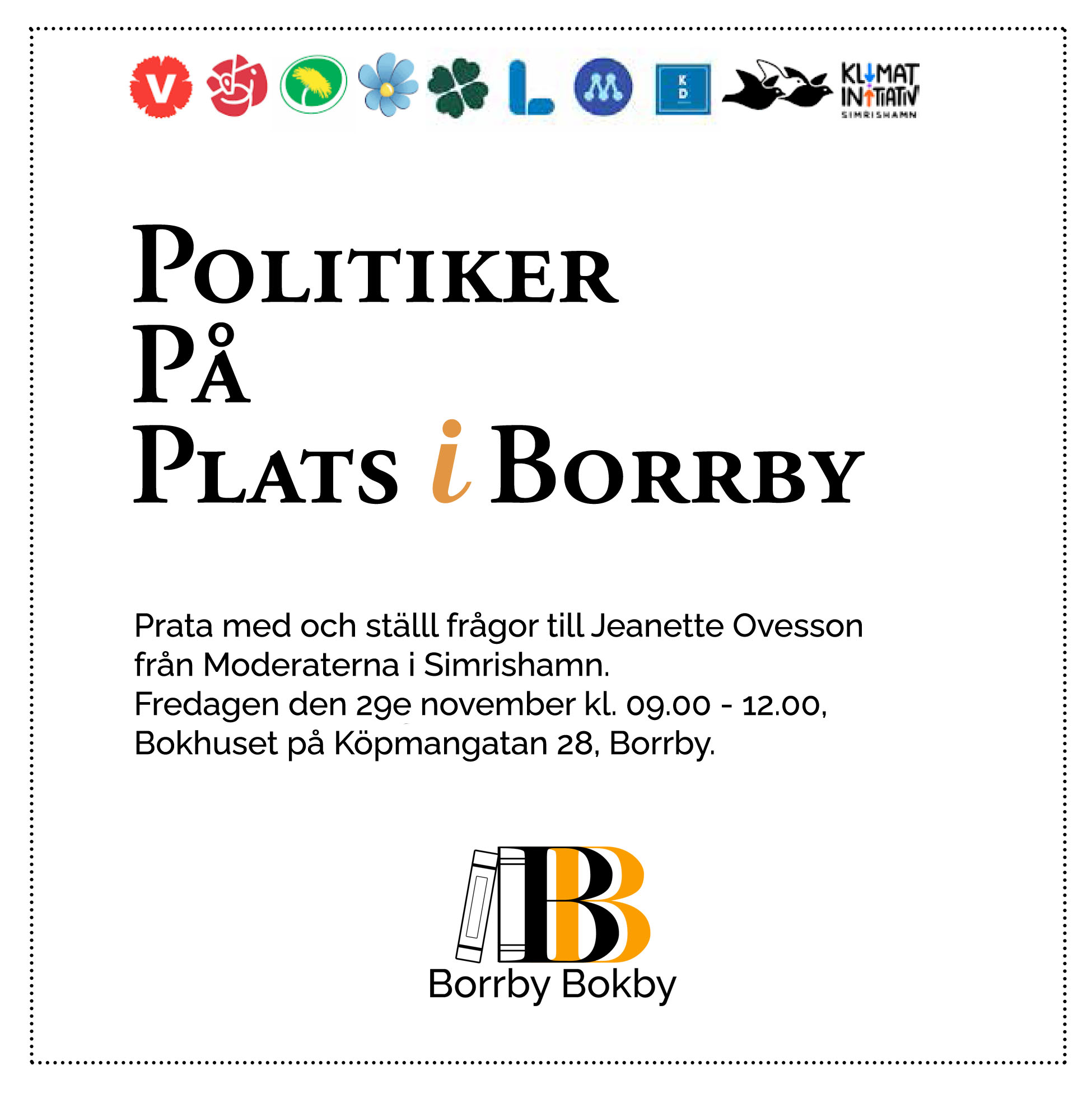 politiker på plats