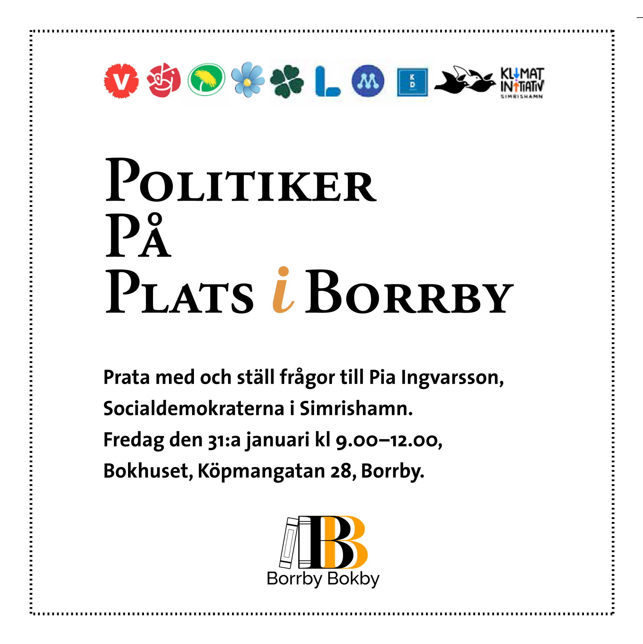 politiker på plats