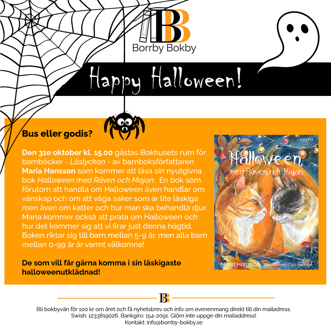 Halloween i Bokhuset