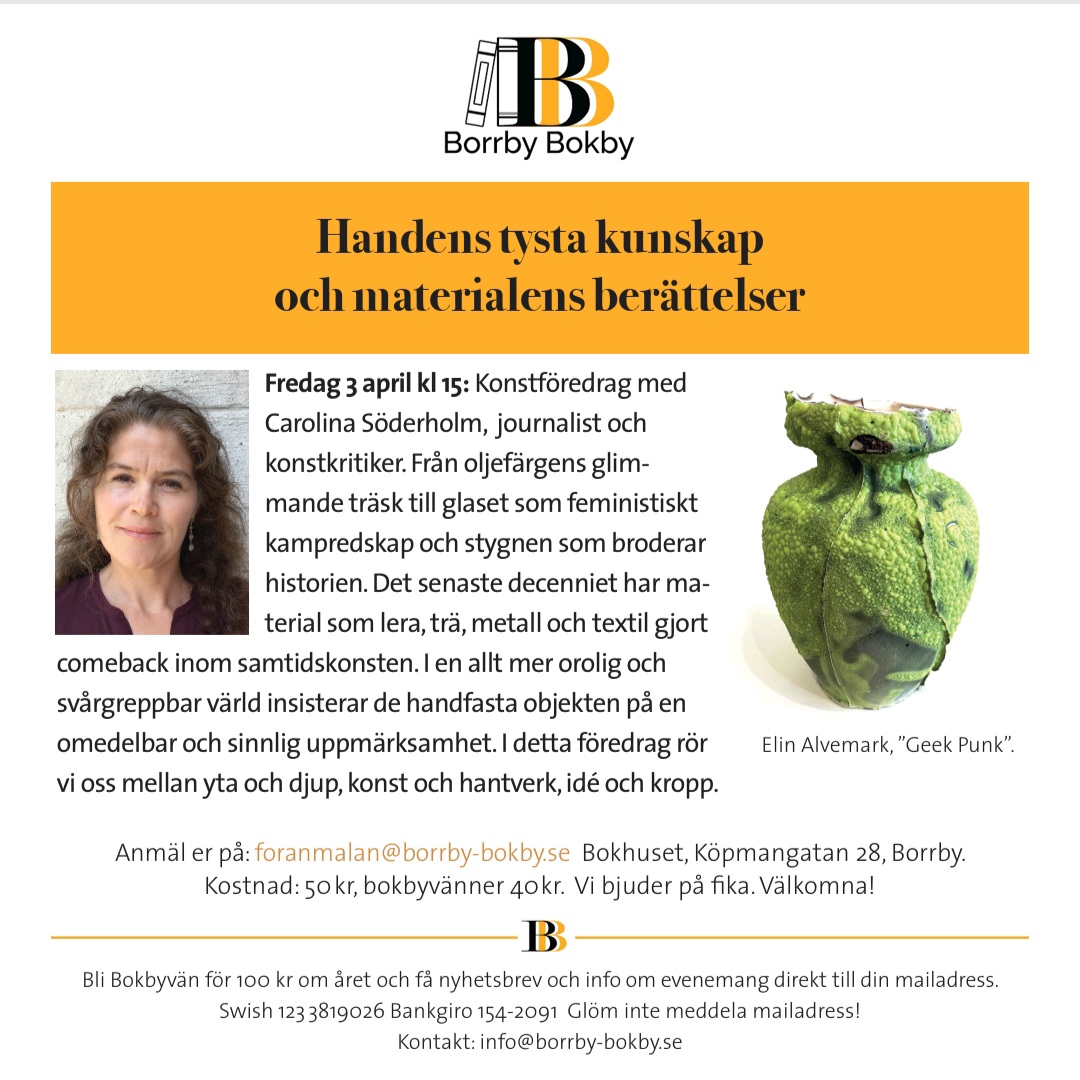 Carolina Söderholm konstföredrag konstrundan 2026