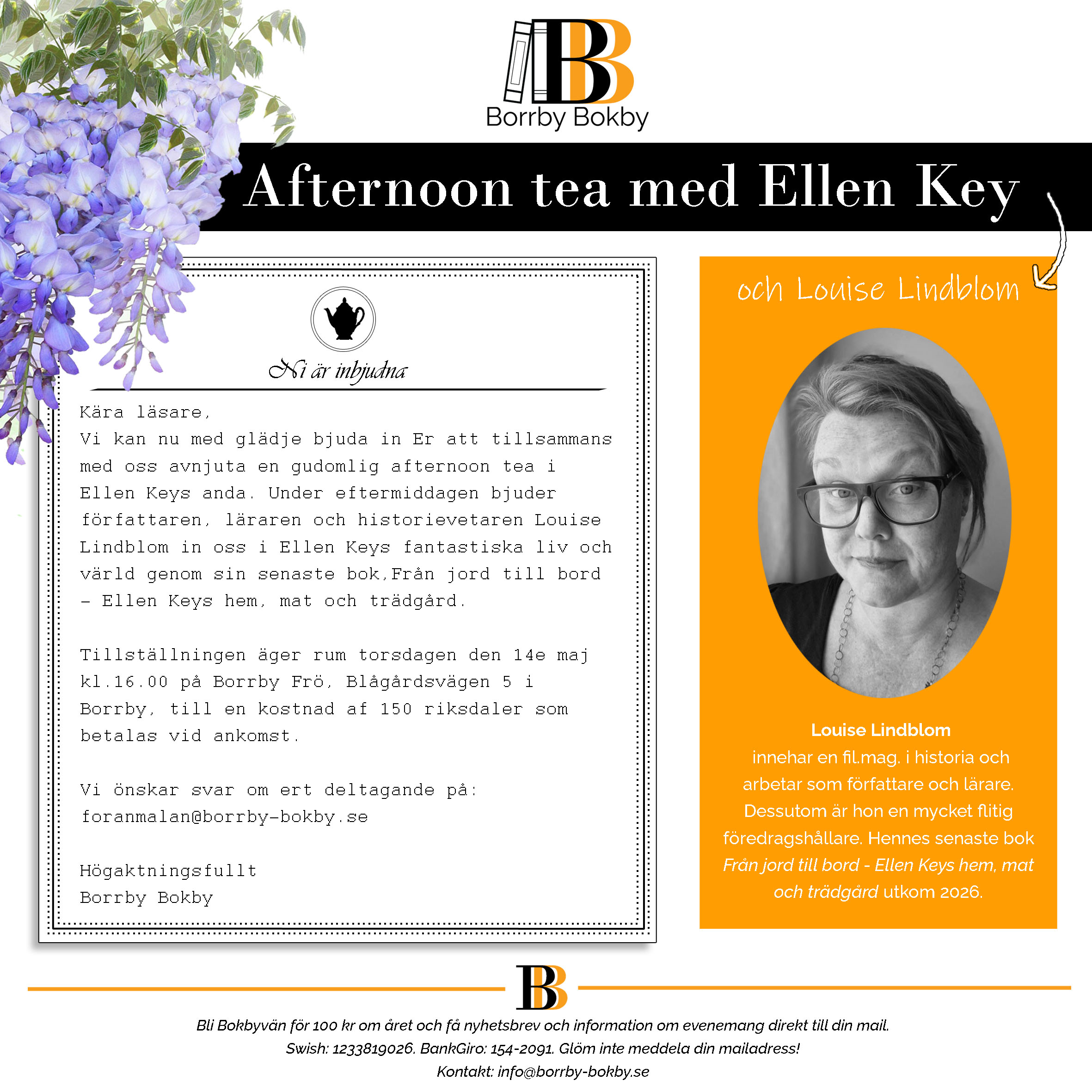 Afternoon Tea Ellen Key Louise Lindblom