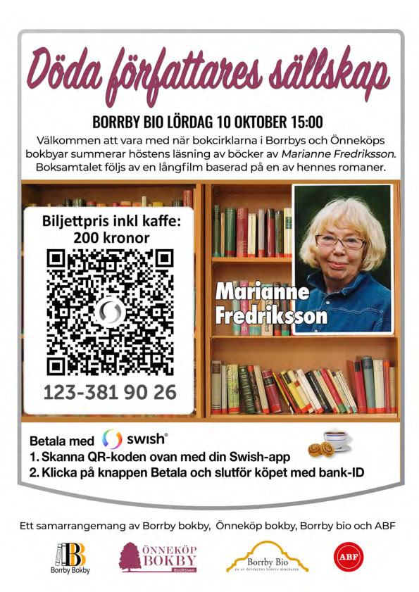 Döda författare sällskap marianne fredriksson