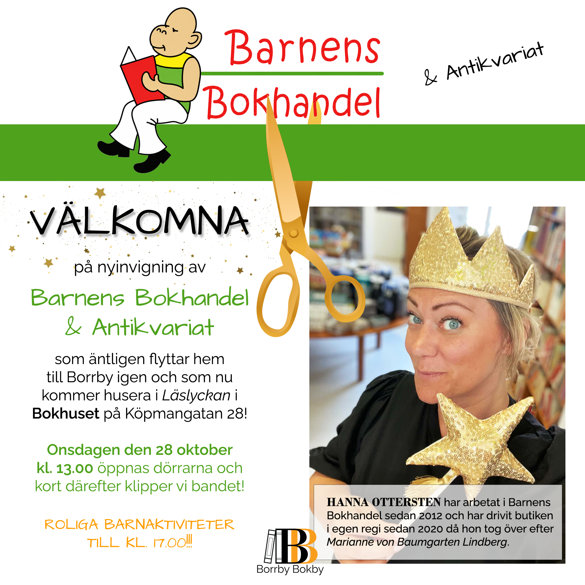 invigning läslyckan barnens bokhandel